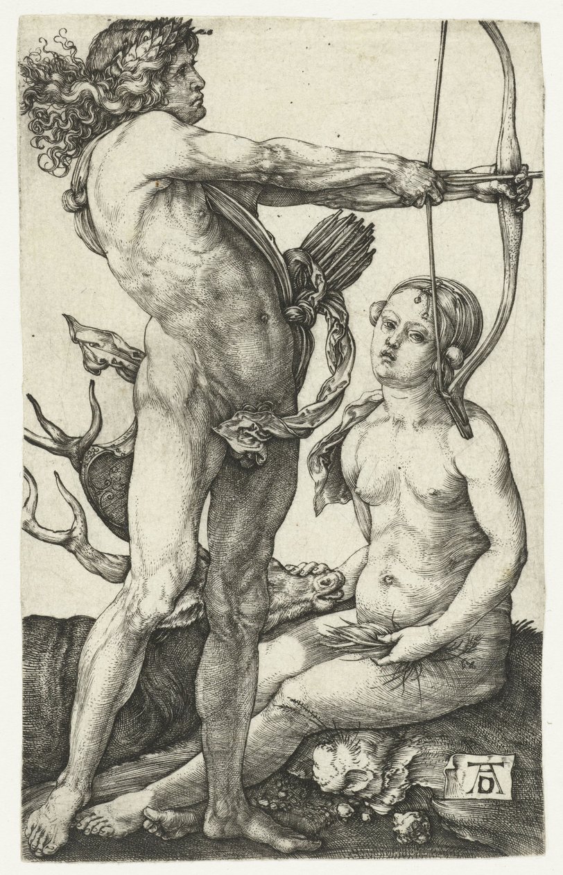 Apollo és Diana alkotó: Albrecht Dürer or Duerer