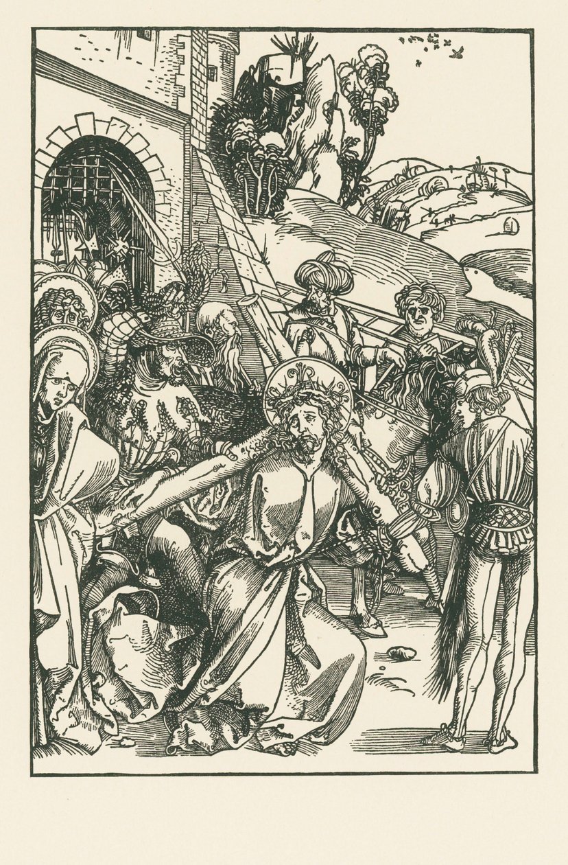 Kereszthordozó Krisztus, 1500 körül (fametszet) alkotó: Albrecht Dürer or Duerer