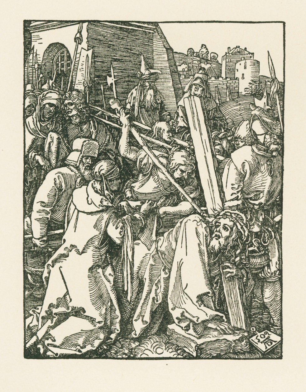 Krisztus viseli a keresztet alkotó: Albrecht Dürer or Duerer