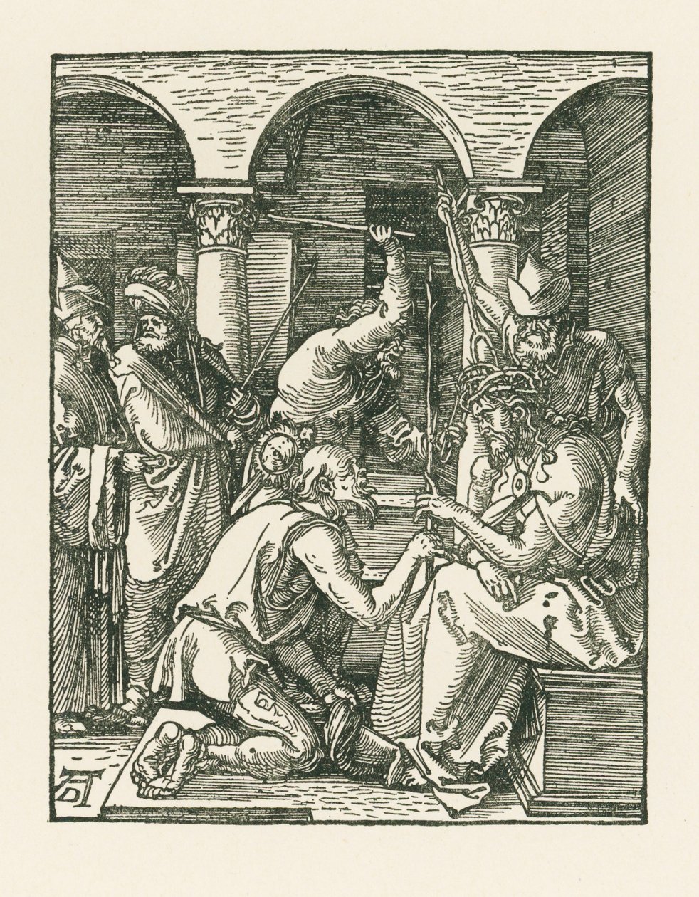Krisztus töviskoronázása, 1509 körül (fametszet) alkotó: Albrecht Dürer or Duerer