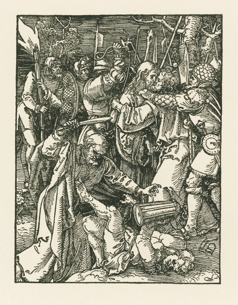 Fogságba ejtett Krisztus, 1509 körül (fametszet) alkotó: Albrecht Dürer or Duerer