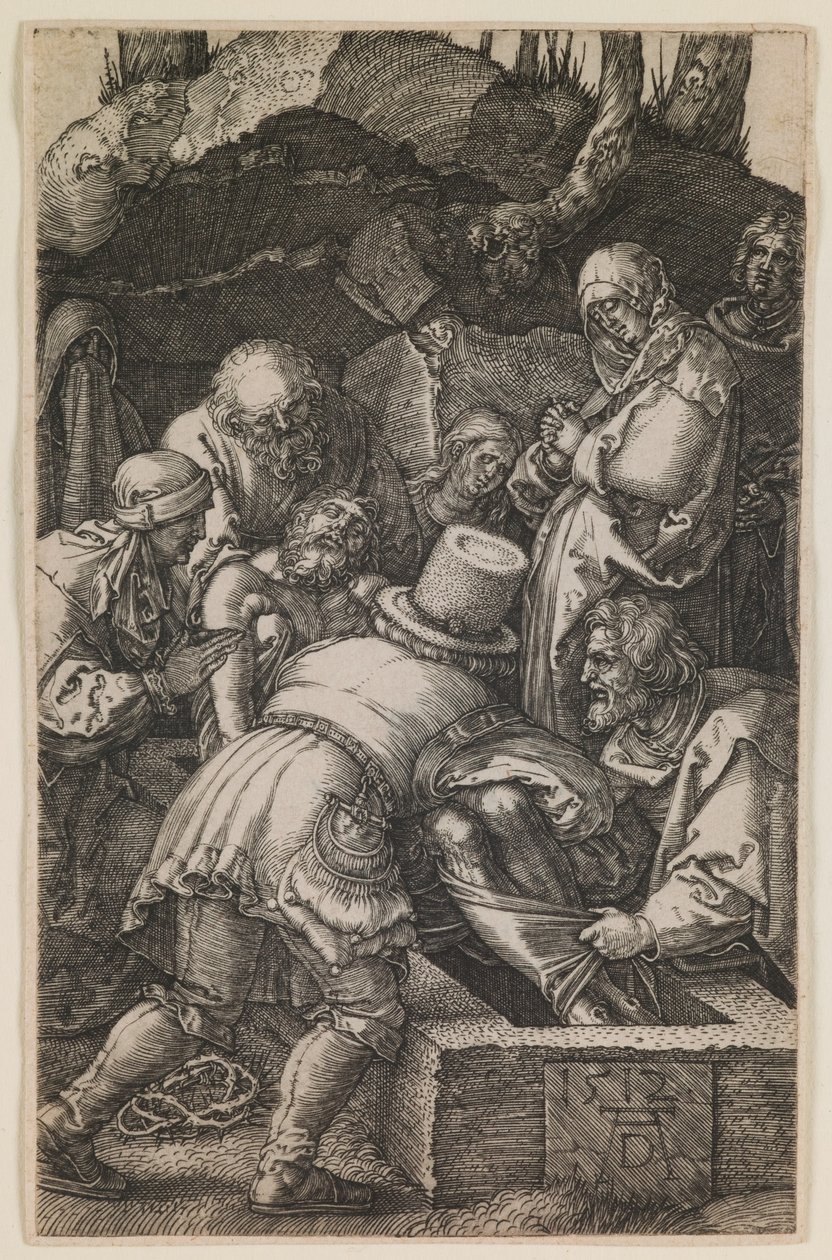 Depozíció, a "The Little Passion" sorozatból alkotó: Albrecht Dürer or Duerer