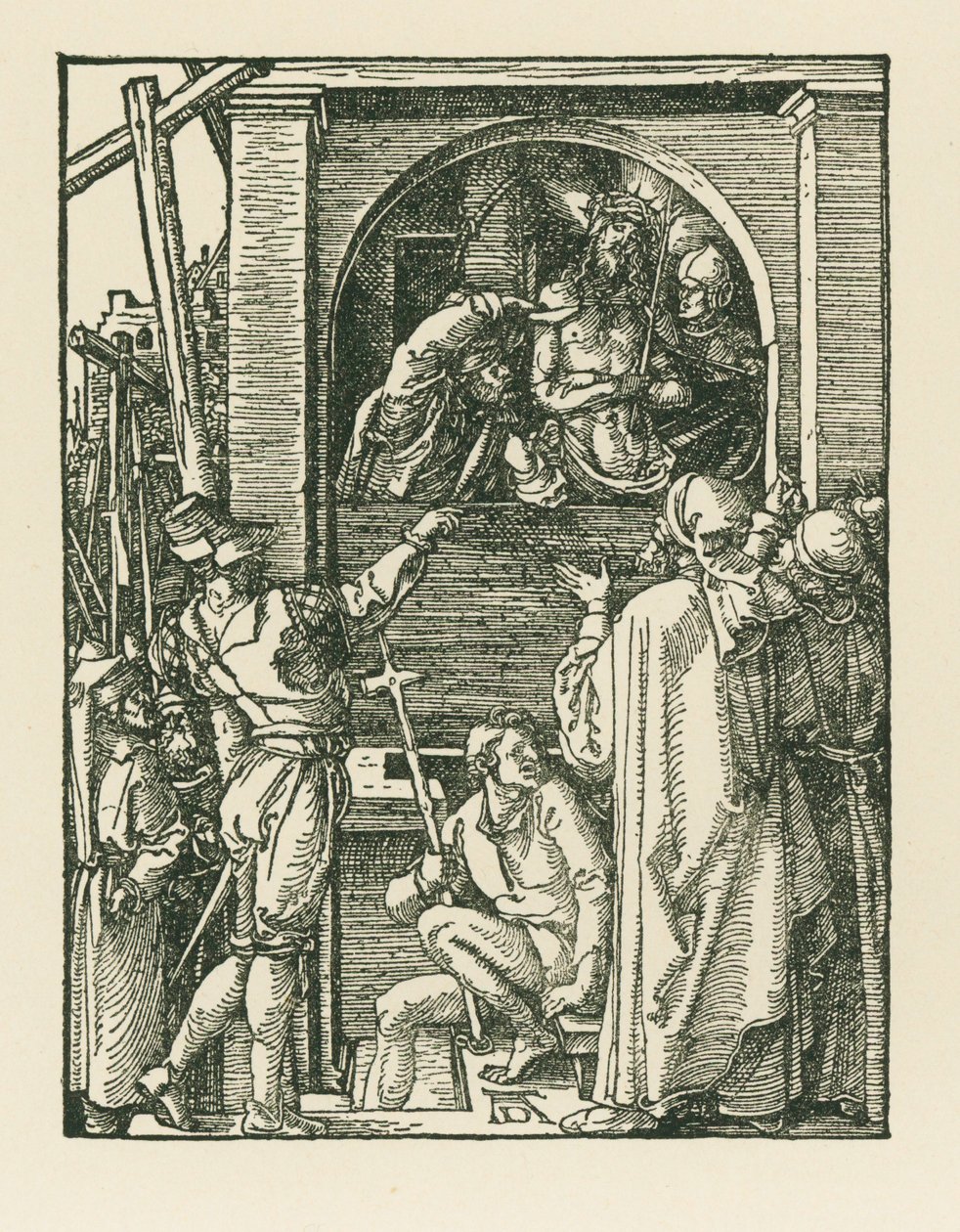 Ecce Homo, 1509 körül (fametszet) alkotó: Albrecht Dürer or Duerer