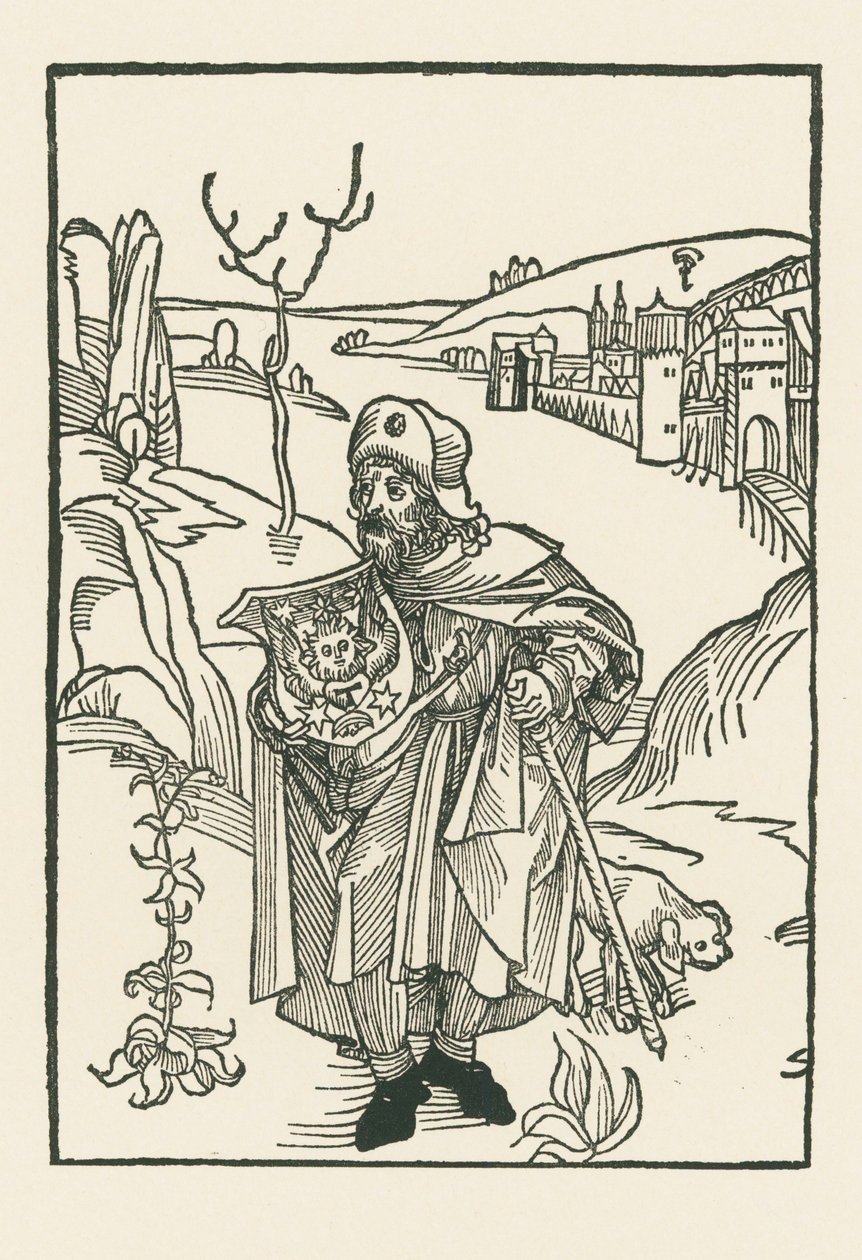 Jean Charlier de Gerson mint zarándok alkotó: Albrecht Dürer or Duerer