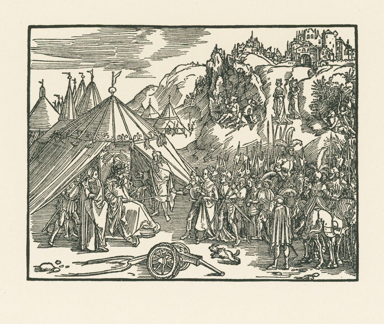 Juditot Holofernész táborába viszik. alkotó: Albrecht Dürer or Duerer