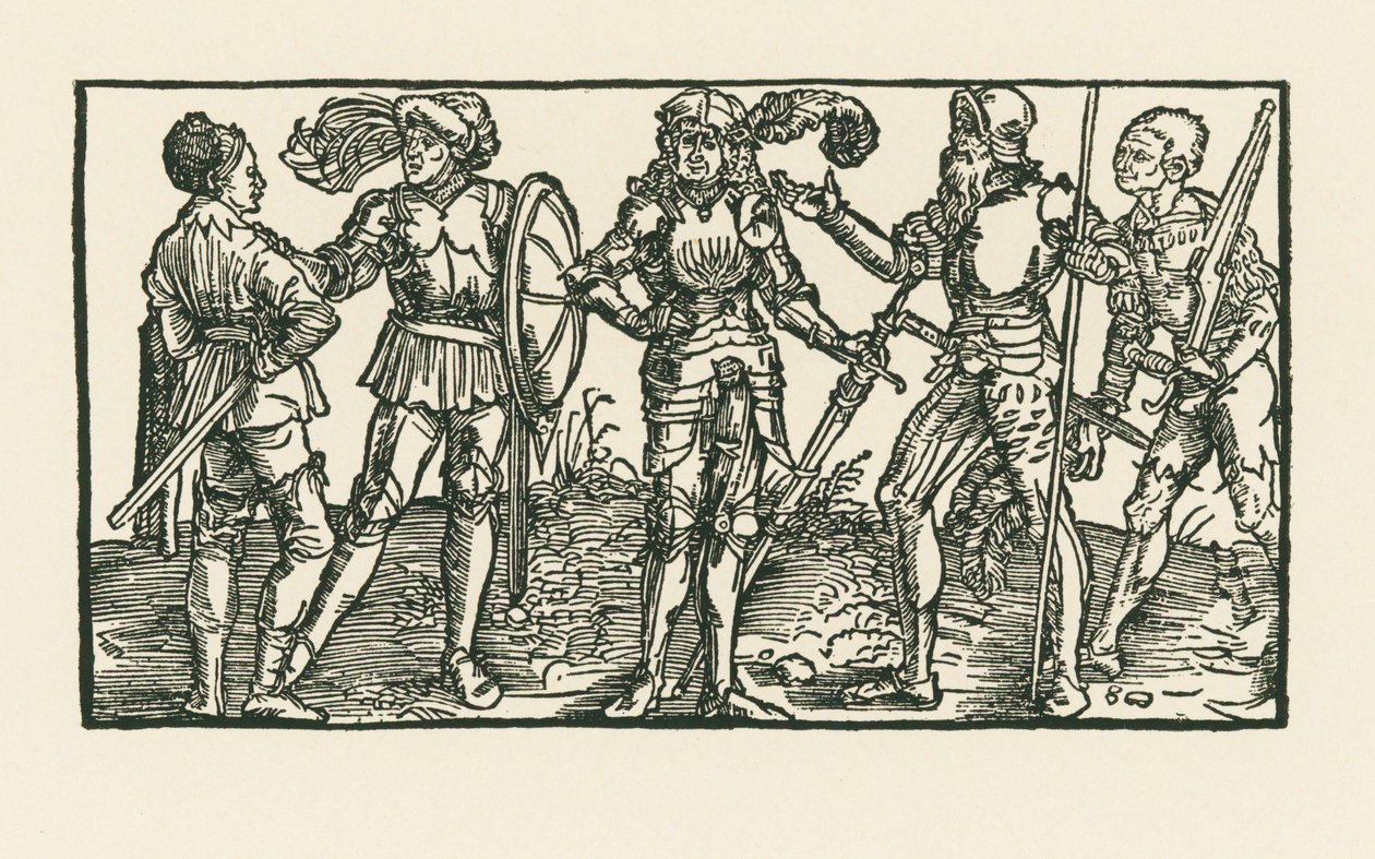 Lovagok és katonák alkotó: Albrecht Dürer or Duerer