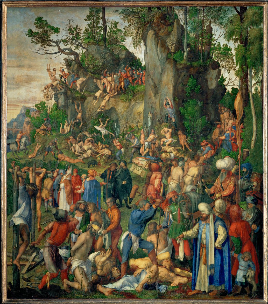 A tízezer keresztény mártírhalála alkotó: Albrecht Dürer or Duerer