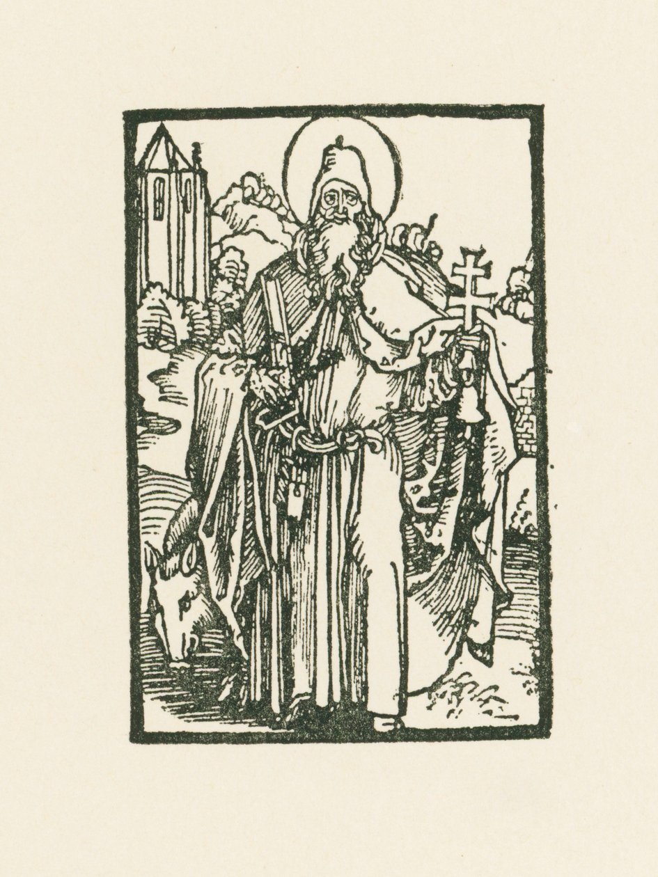 Nagy Szent Antal alkotó: Albrecht Dürer or Duerer