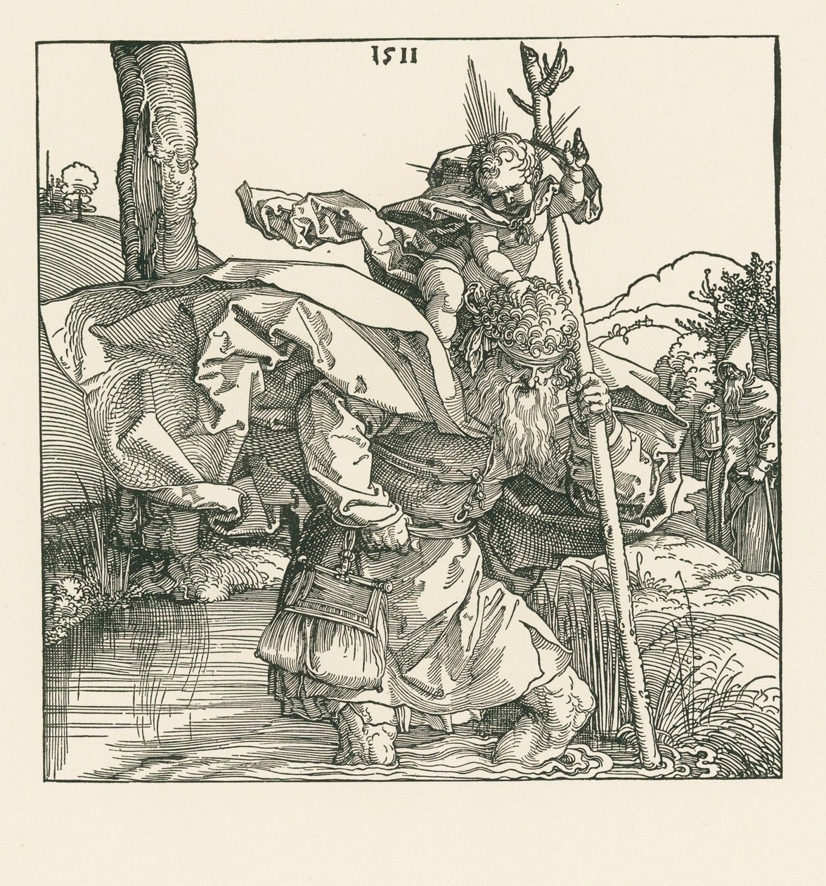 Szent Kristóf alkotó: Albrecht Dürer or Duerer