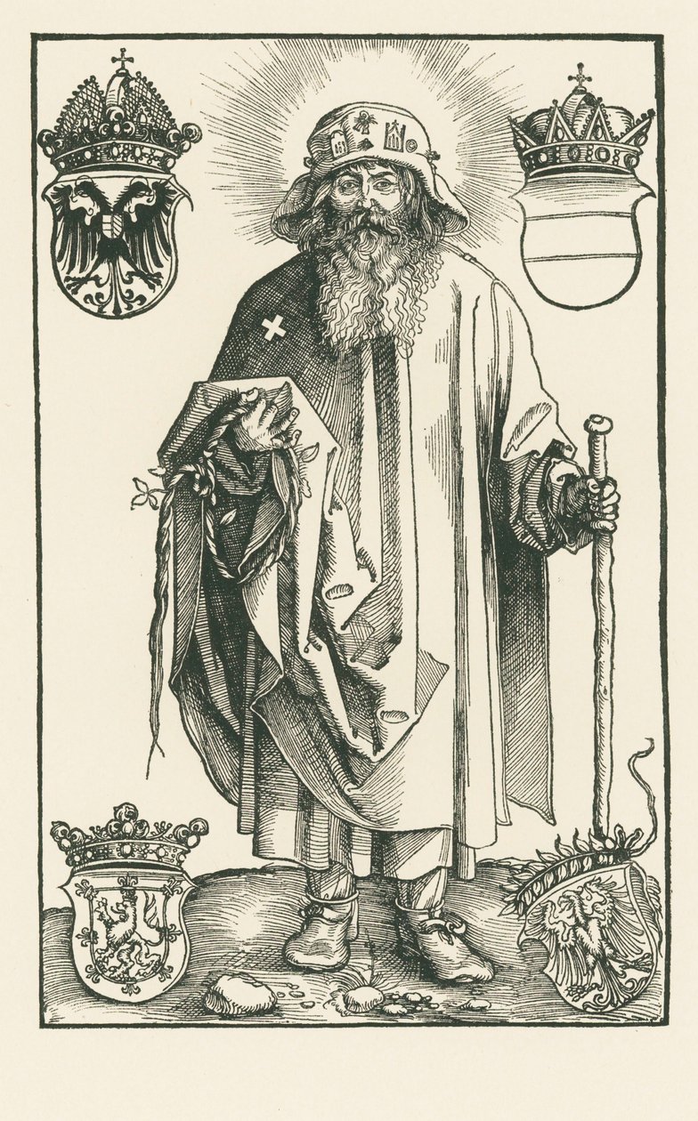 Szent Kolomán mint zarándok alkotó: Albrecht Dürer or Duerer