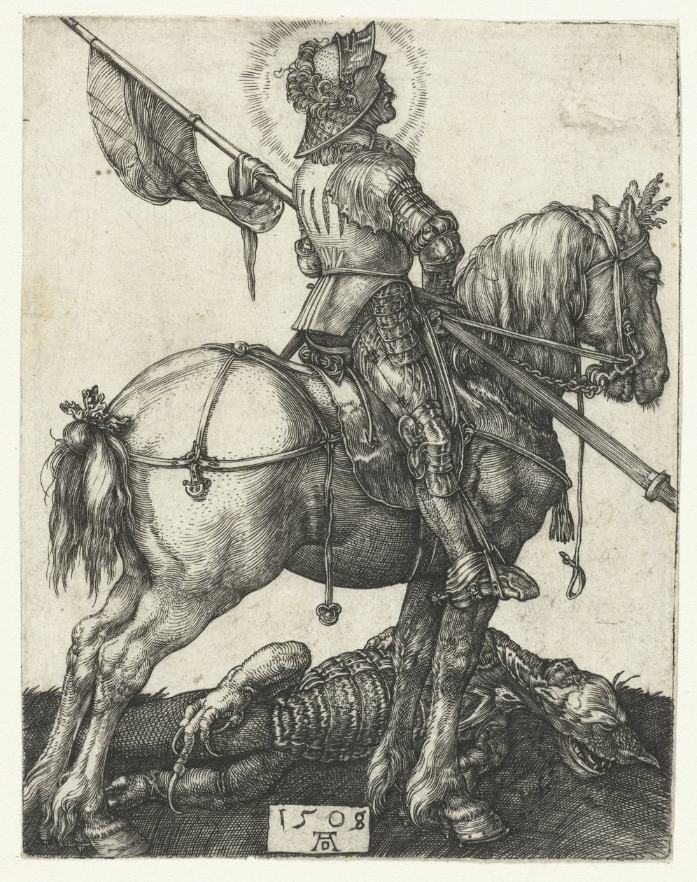 Szent György és a halálsárkány alkotó: Albrecht Dürer or Duerer