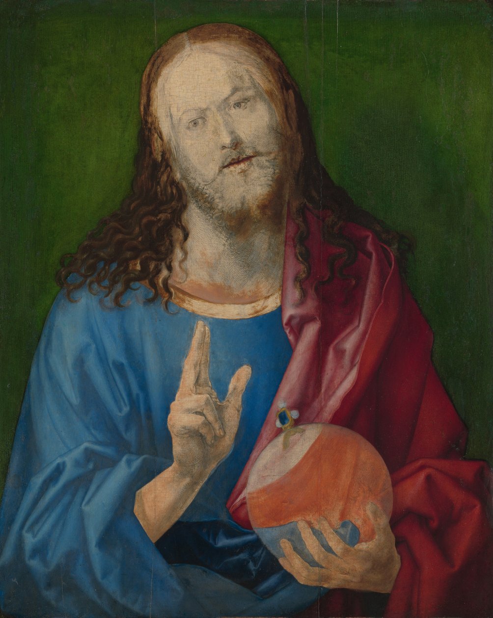 Salvator Mundi, 1505 körül (olaj, hársfa) alkotó: Albrecht Dürer