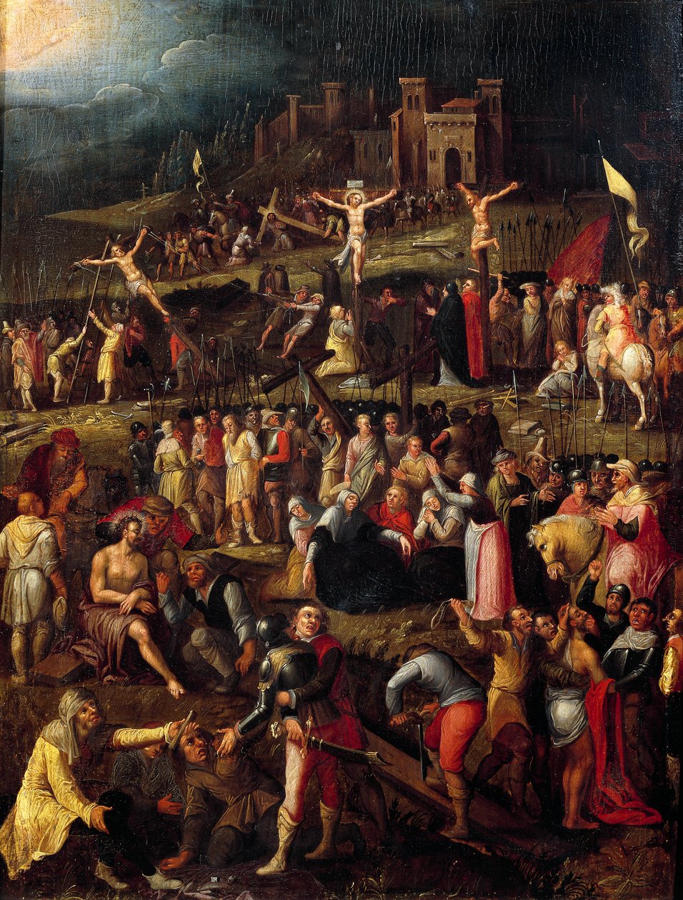 Jelenetek a szenvedélyből, Albrecht Durer rajzából, flamand festészet (16. század) alkotó: Albrecht Dürer