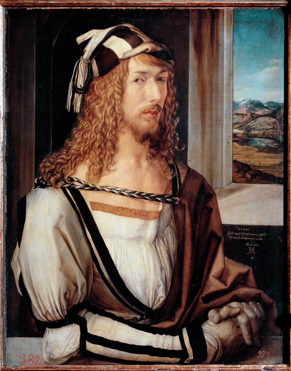 Önarckép 26 évesen (olaj, fa alkotó: Albrecht Dürer