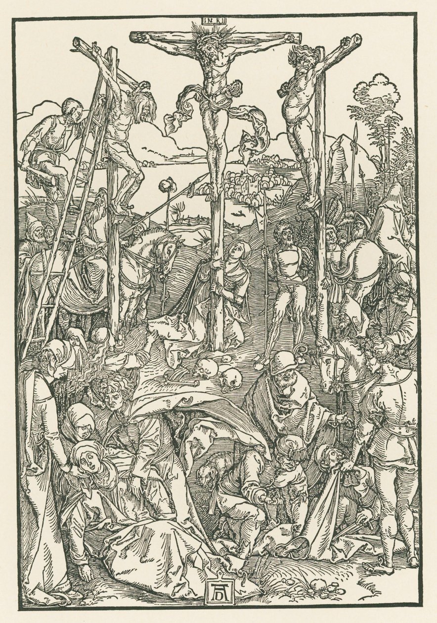 Kis kálvária, 1503-04 körül (fametszet) alkotó: Albrecht Dürer or Duerer