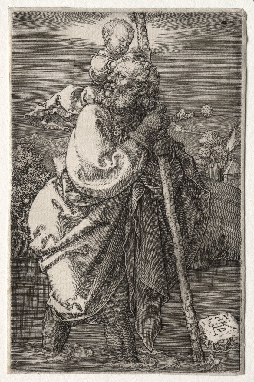 Szent Kristóf, balra néző alkotó: Albrecht Dürer or Duerer