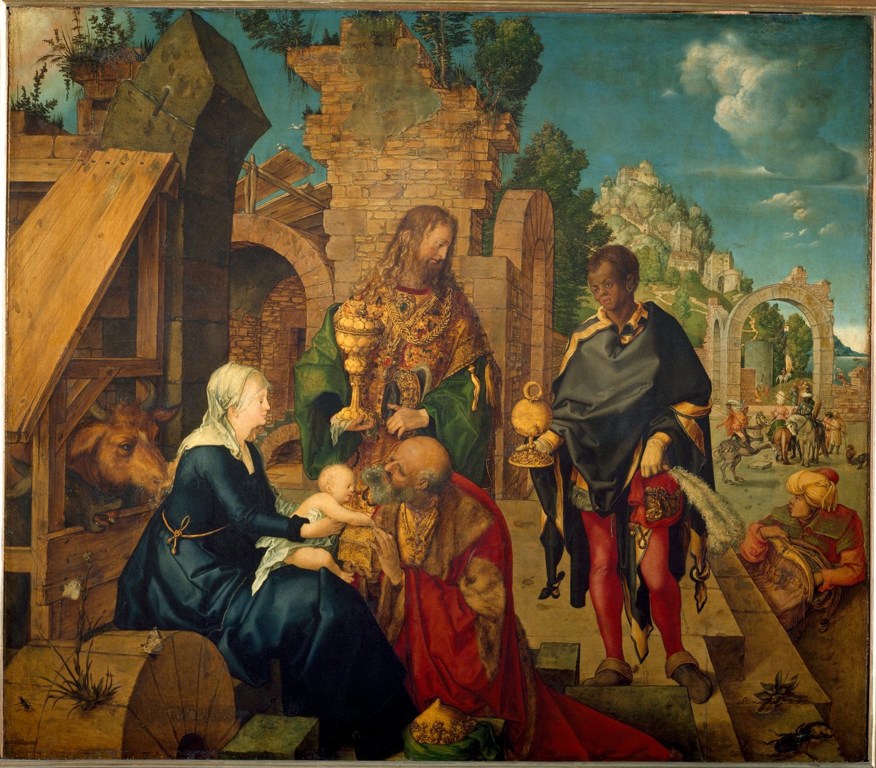 A mágusok imádása (fafestmény alkotó: Albrecht Dürer