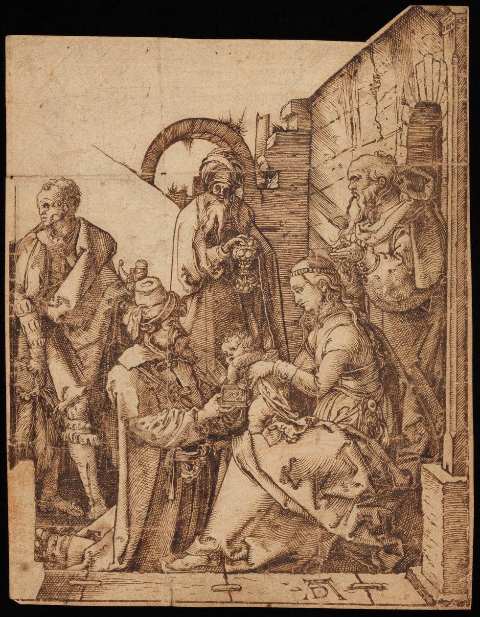 A mágusok imádása alkotó: Albrecht Dürer