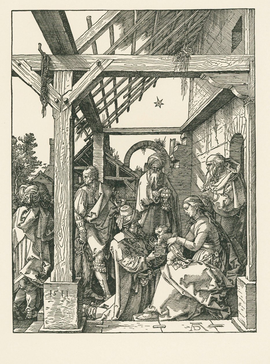 A bölcsek imádása alkotó: Albrecht Dürer or Duerer