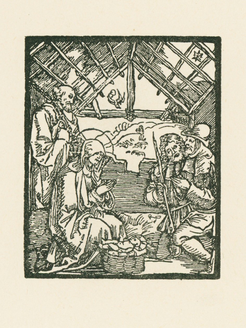 A pásztorok imádása alkotó: Albrecht Dürer or Duerer