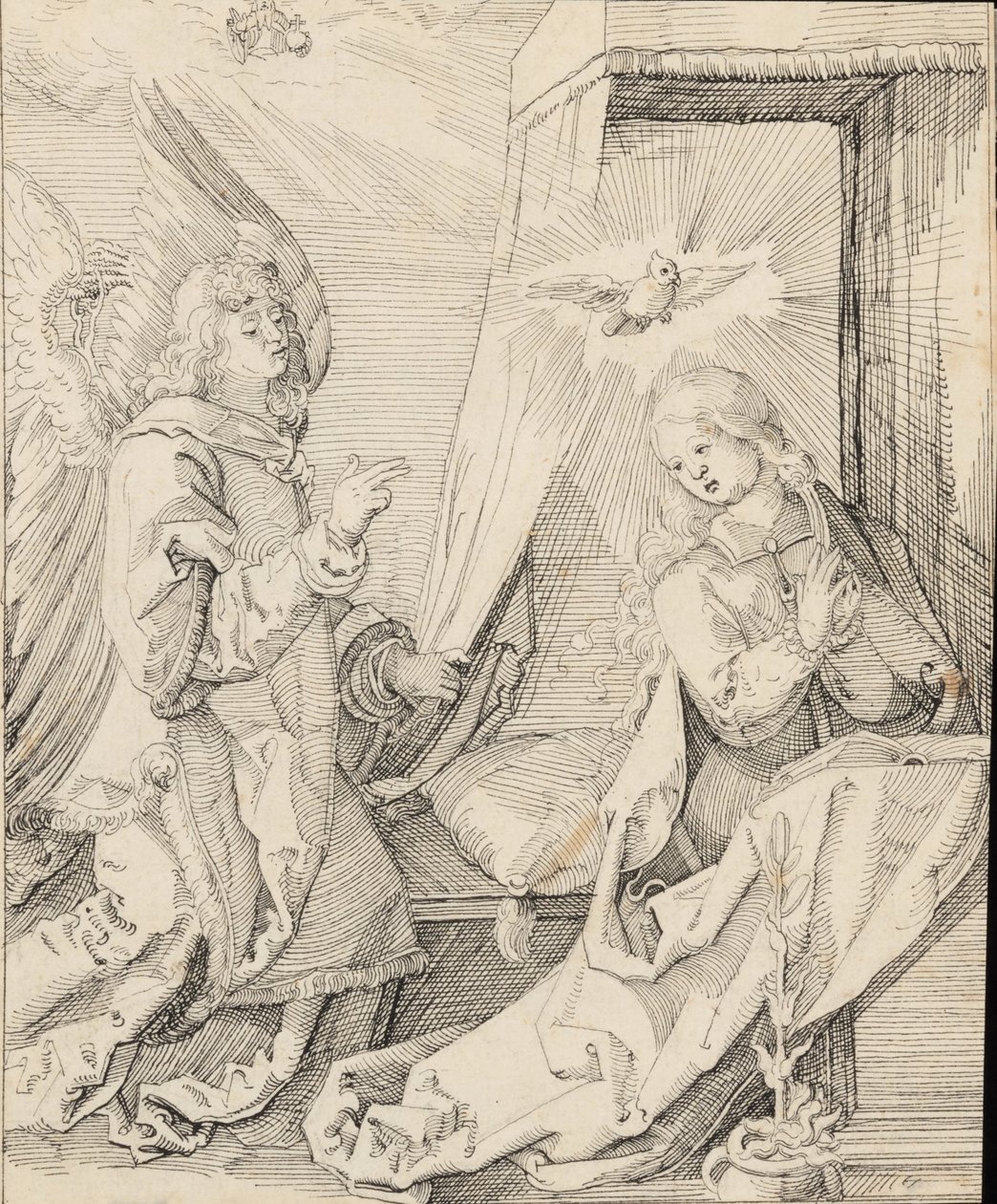 Az Angyali üdvözlet alkotó: Albrecht Dürer