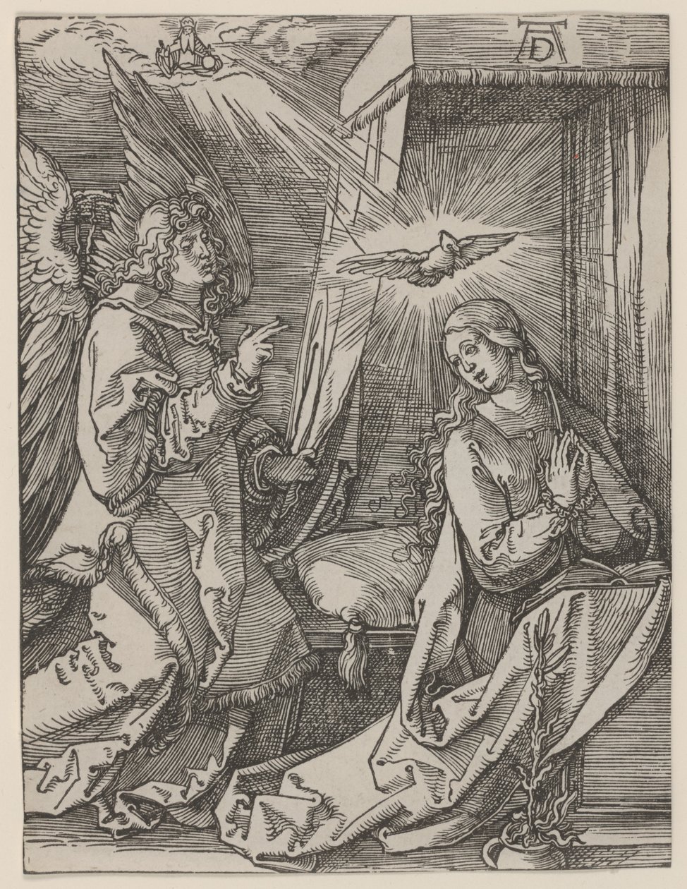 Az Annunciáció, vagy Die Verkundigung alkotó: Albrecht Dürer