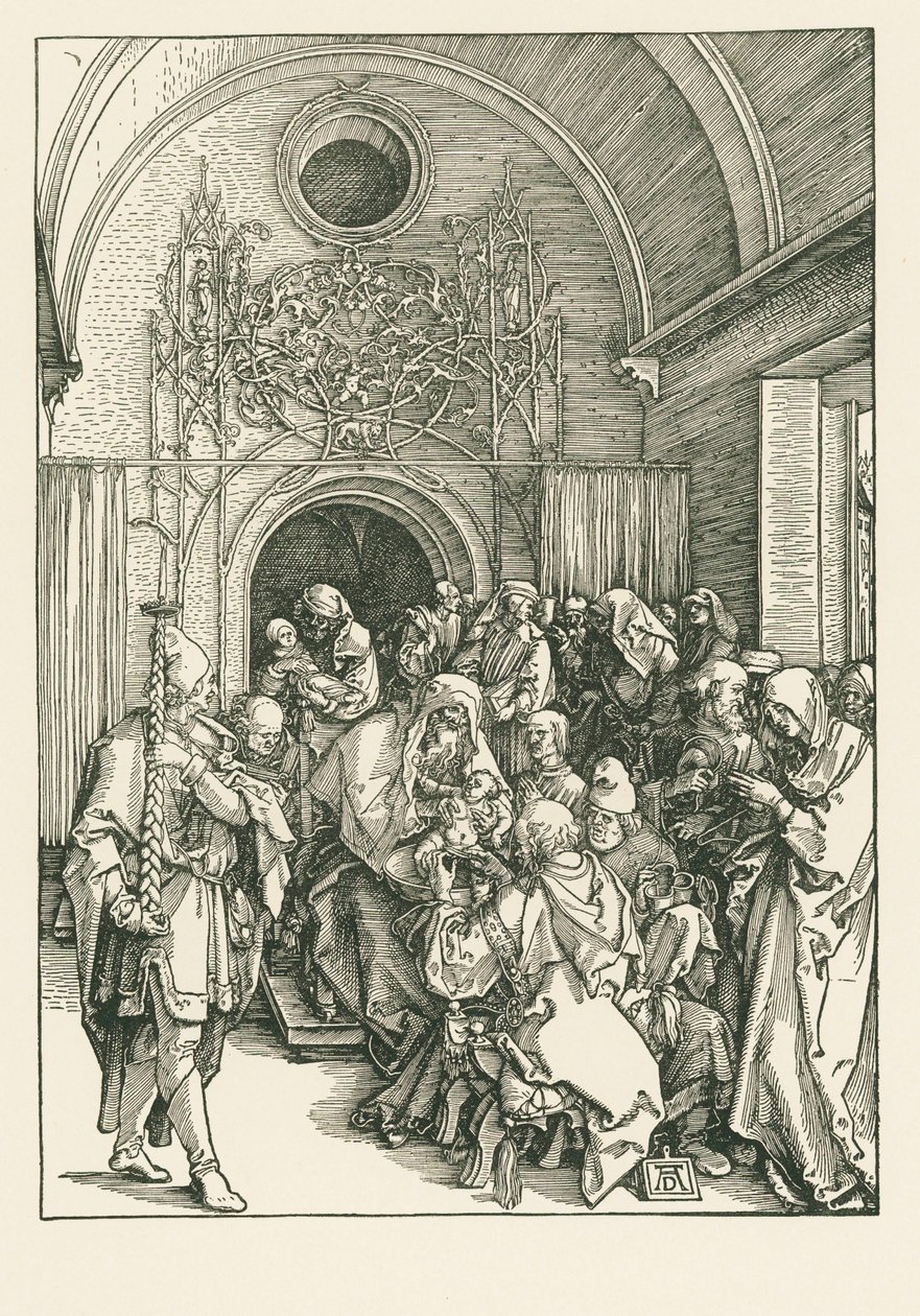Krisztus körülmetélése, 1504 körül (fametszet) alkotó: Albrecht Dürer or Duerer