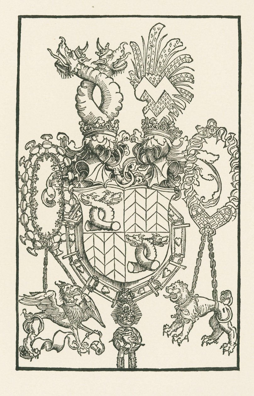 Florian Waldauf von Waldenstein címere alkotó: Albrecht Dürer or Duerer
