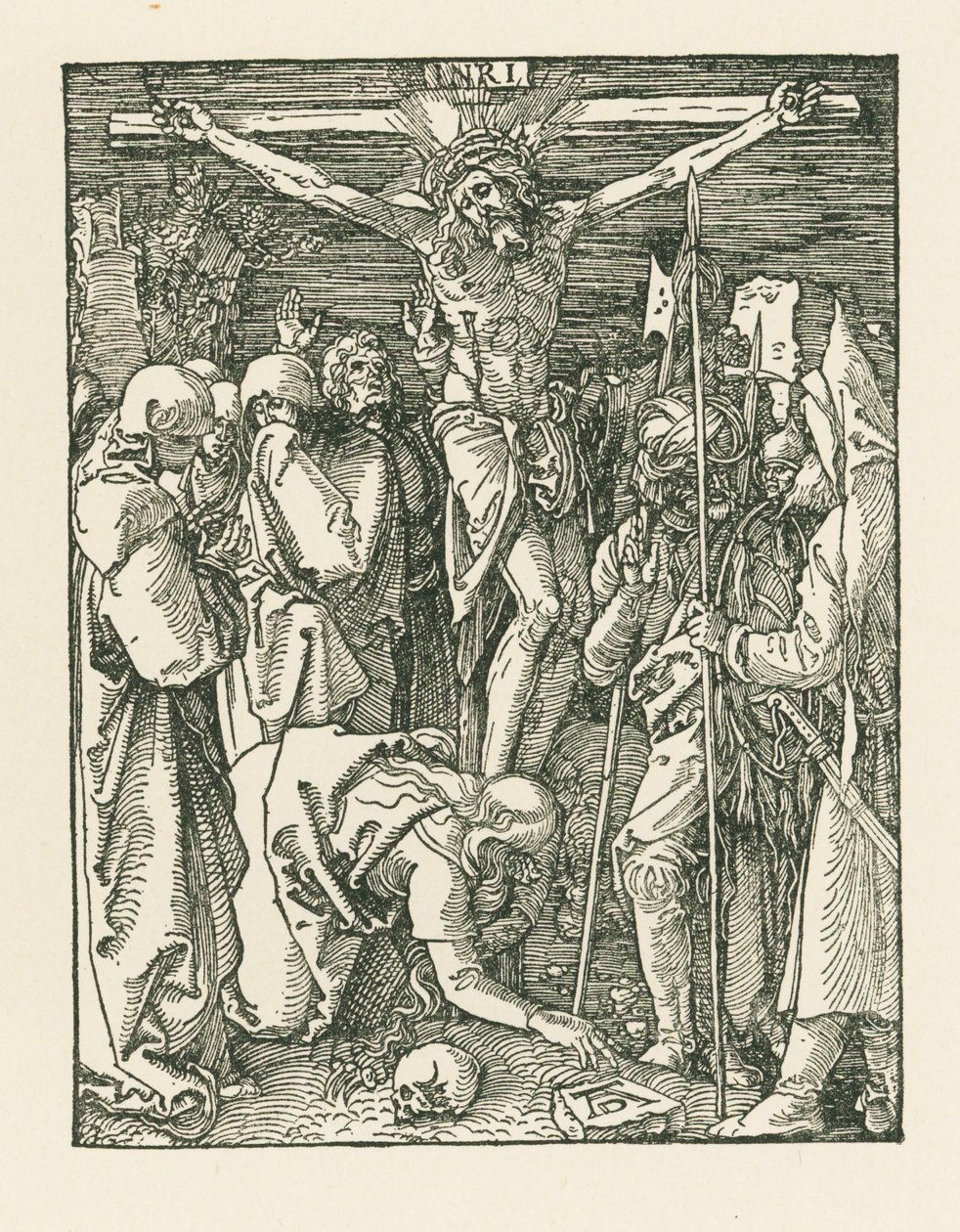 A keresztre feszítés, 1509 körül (fametszet) alkotó: Albrecht Dürer or Duerer