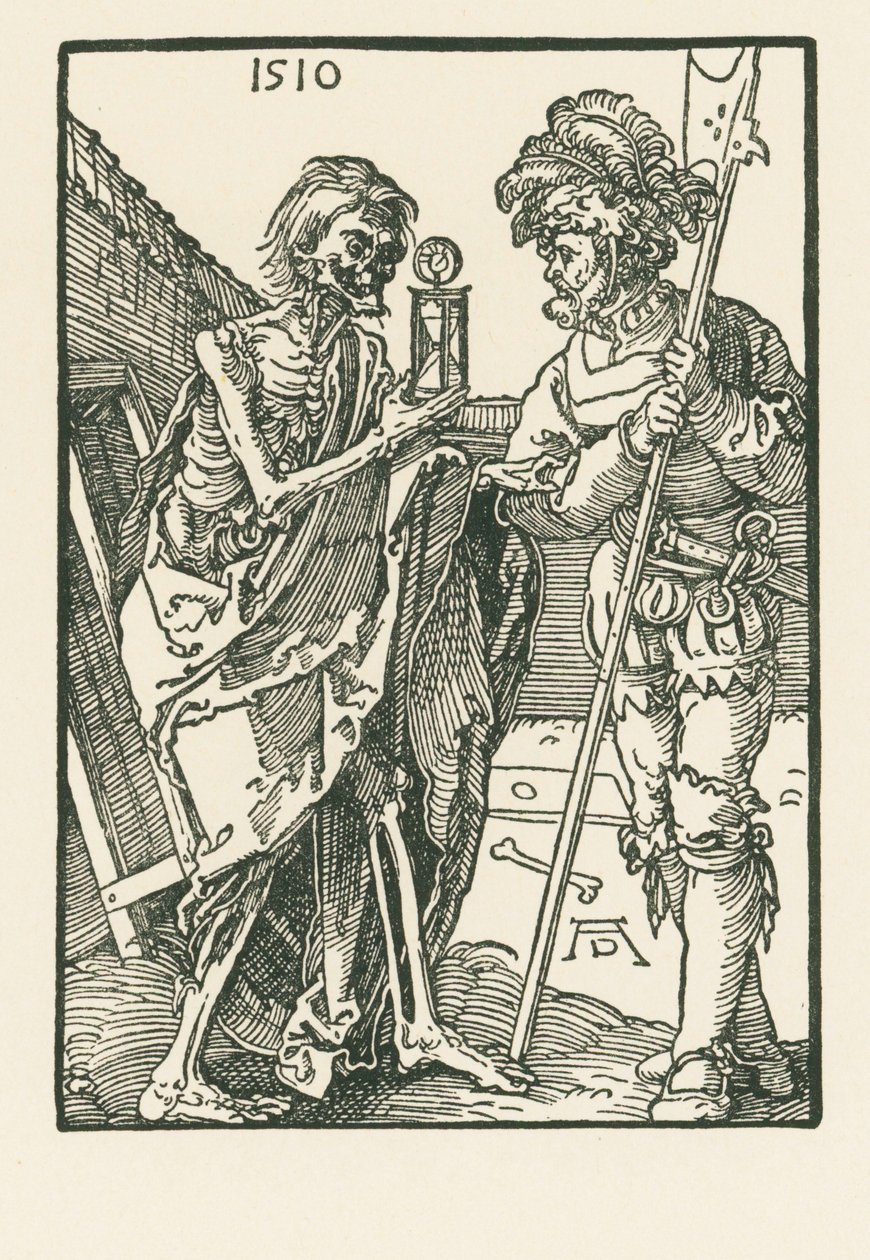 A halál és a Landsknecht alkotó: Albrecht Dürer or Duerer