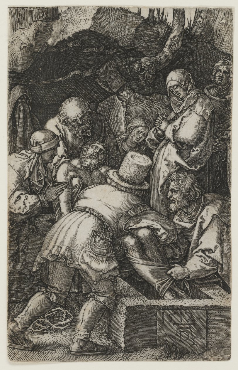 Krisztus temetése alkotó: Albrecht Dürer