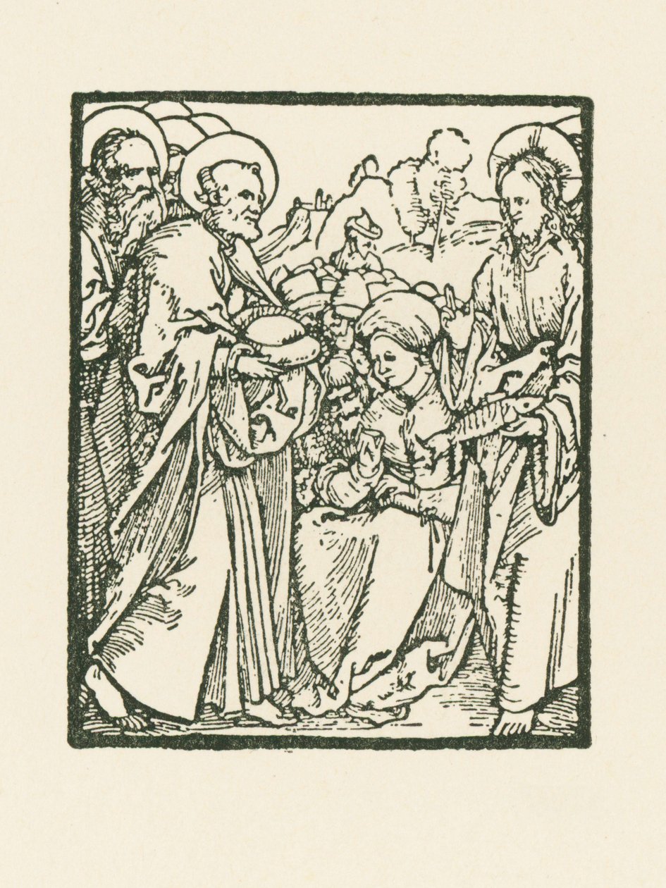 Az ötezer ember megetetése alkotó: Albrecht Dürer or Duerer