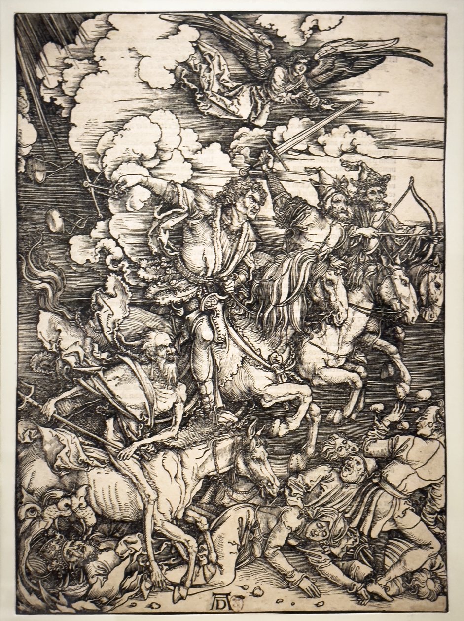 Az Apokalipszis négy lovasa alkotó: Albrecht Dürer or Duerer