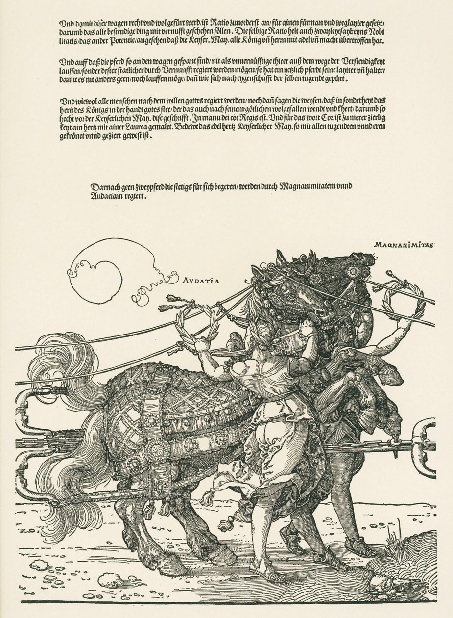 A nagy diadalmas autó alkotó: Albrecht Dürer or Duerer