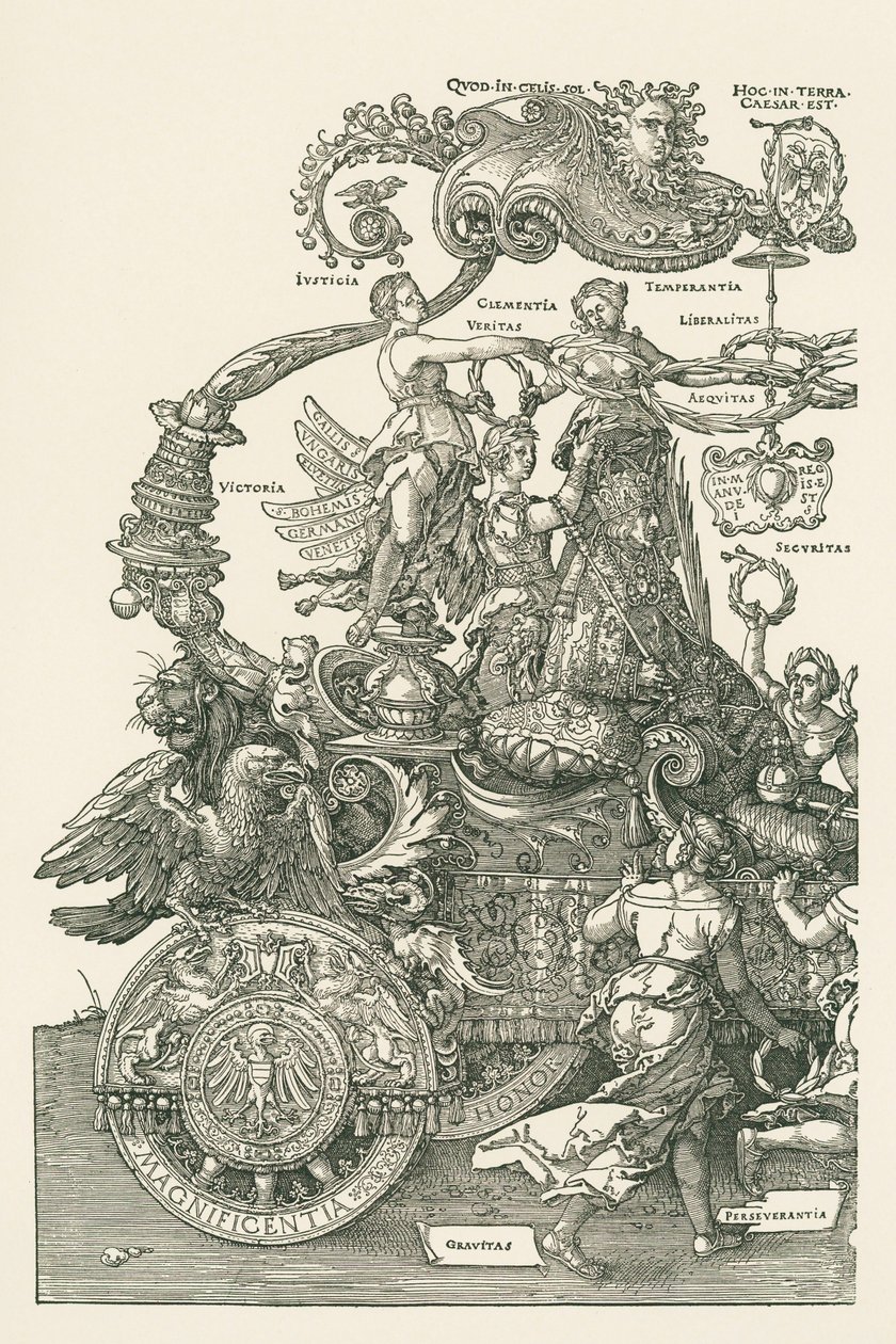 A nagy diadalmas autó alkotó: Albrecht Dürer or Duerer