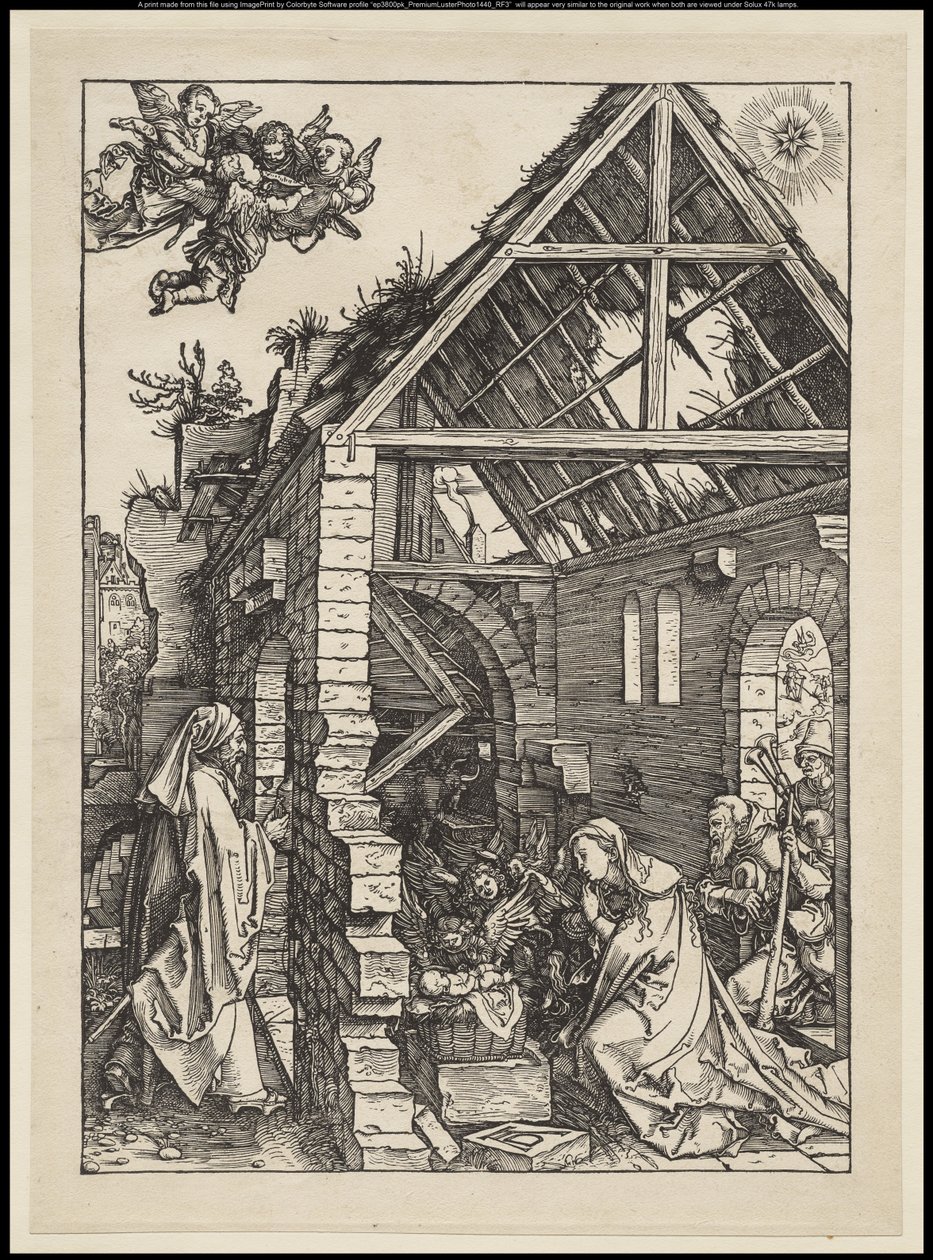 A Szűz élete: Születés, 1502-03 alkotó: Albrecht Dürer