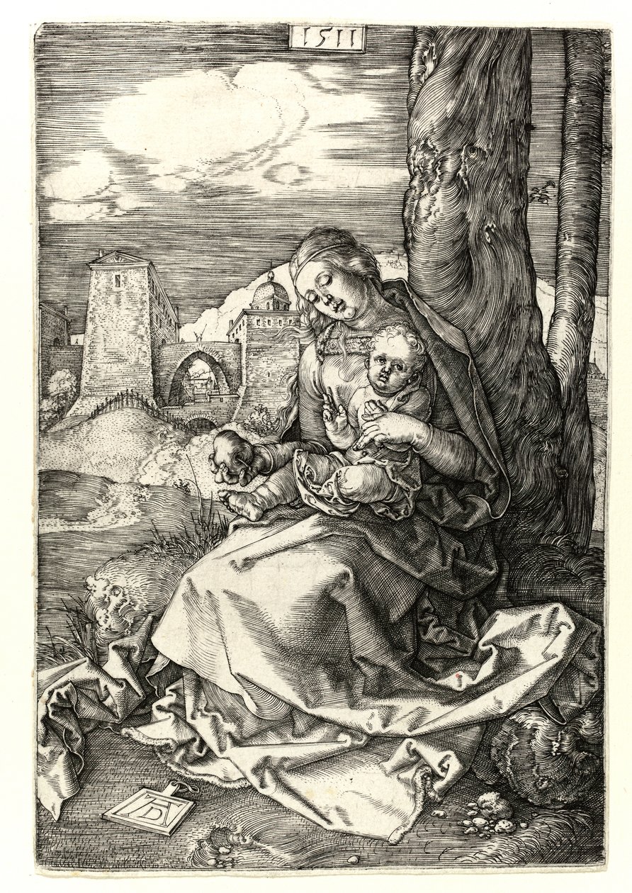 Madonna a körtével alkotó: Albrecht Dürer