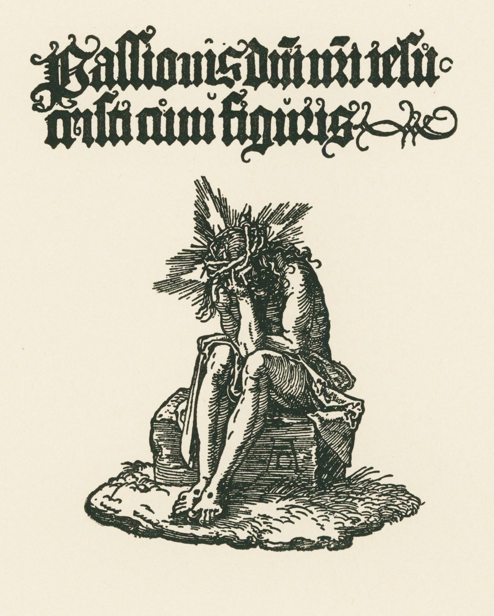 A bánatos ember, 1511 körül (fametszet) alkotó: Albrecht Dürer or Duerer