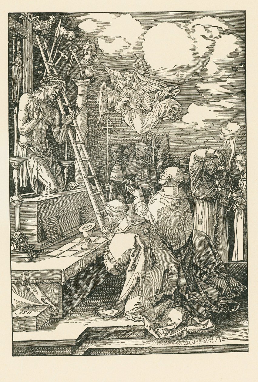 Szent Gergely miséje alkotó: Albrecht Dürer or Duerer