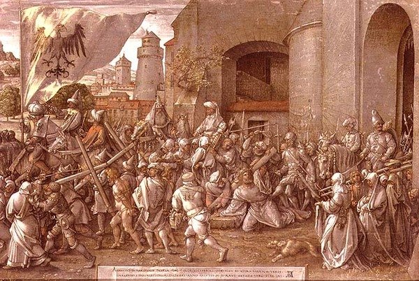 Út a Kálváriához alkotó: Albrecht Dürer