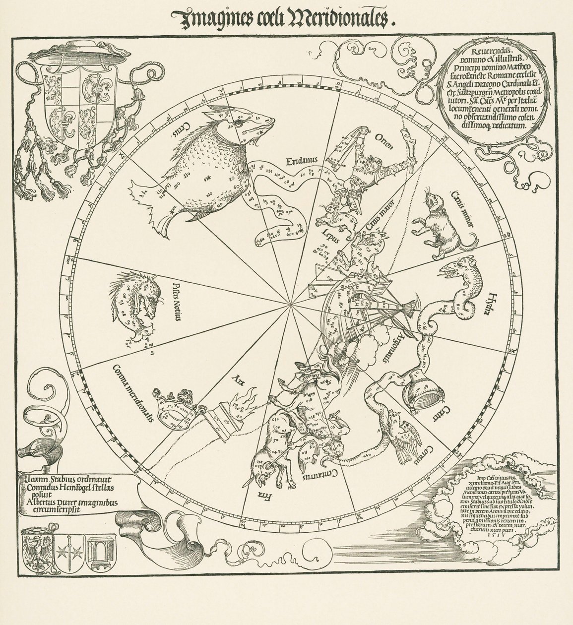 Az éggömb déli féltekéje alkotó: Albrecht Dürer or Duerer