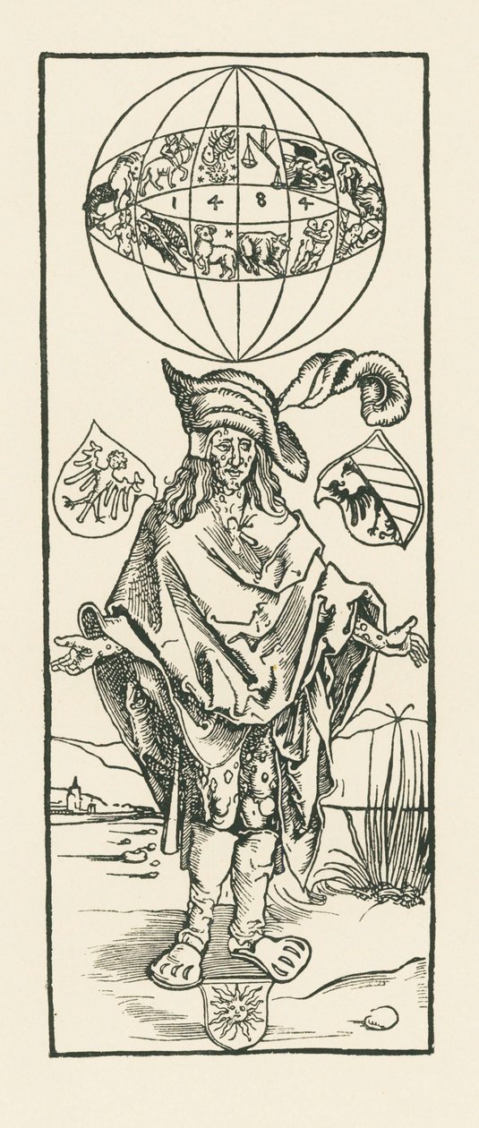 A szifiliszes. 1496 (fametszet) alkotó: Albrecht Dürer or Duerer