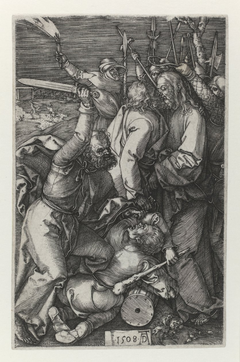 Krisztus letartóztatása. 1508 alkotó: Albrecht Dürer