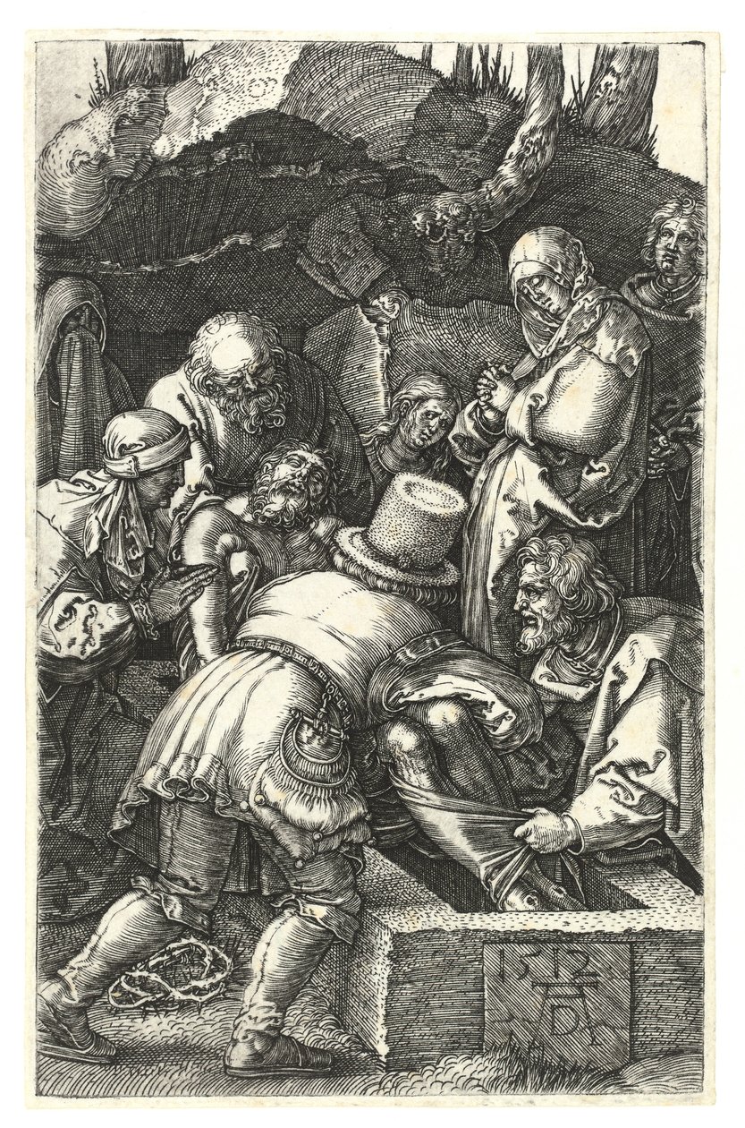 Krisztus temetése alkotó: Albrecht Dürer