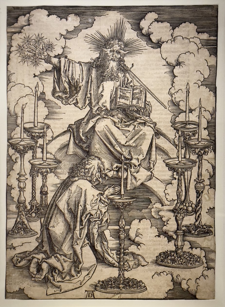 A 7 gyertyatartó víziója alkotó: Albrecht Dürer or Duerer