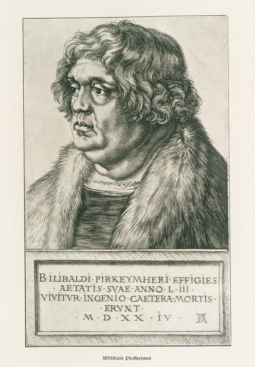 Willibald Pirckheimer alkotó: Albrecht Dürer or Duerer