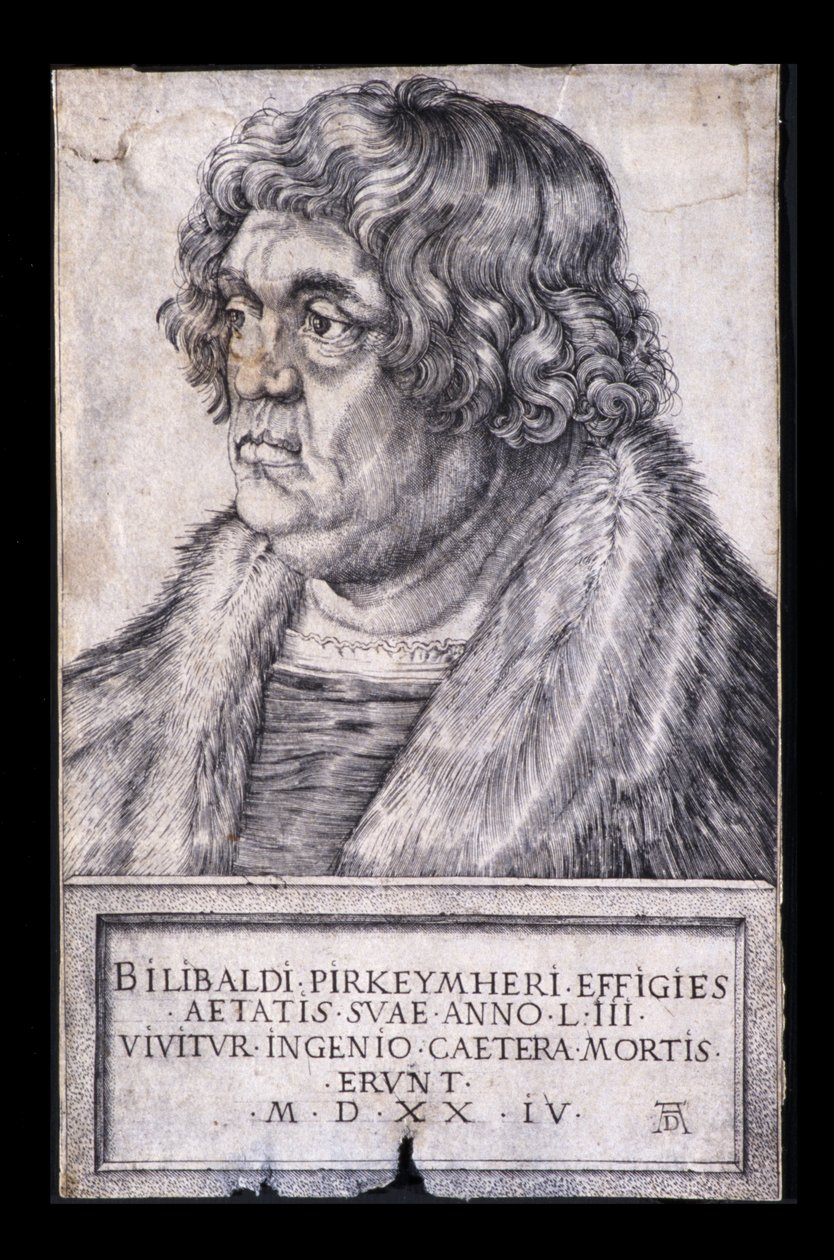 Willibald Pirkheimer alkotó: Albrecht Dürer or Duerer