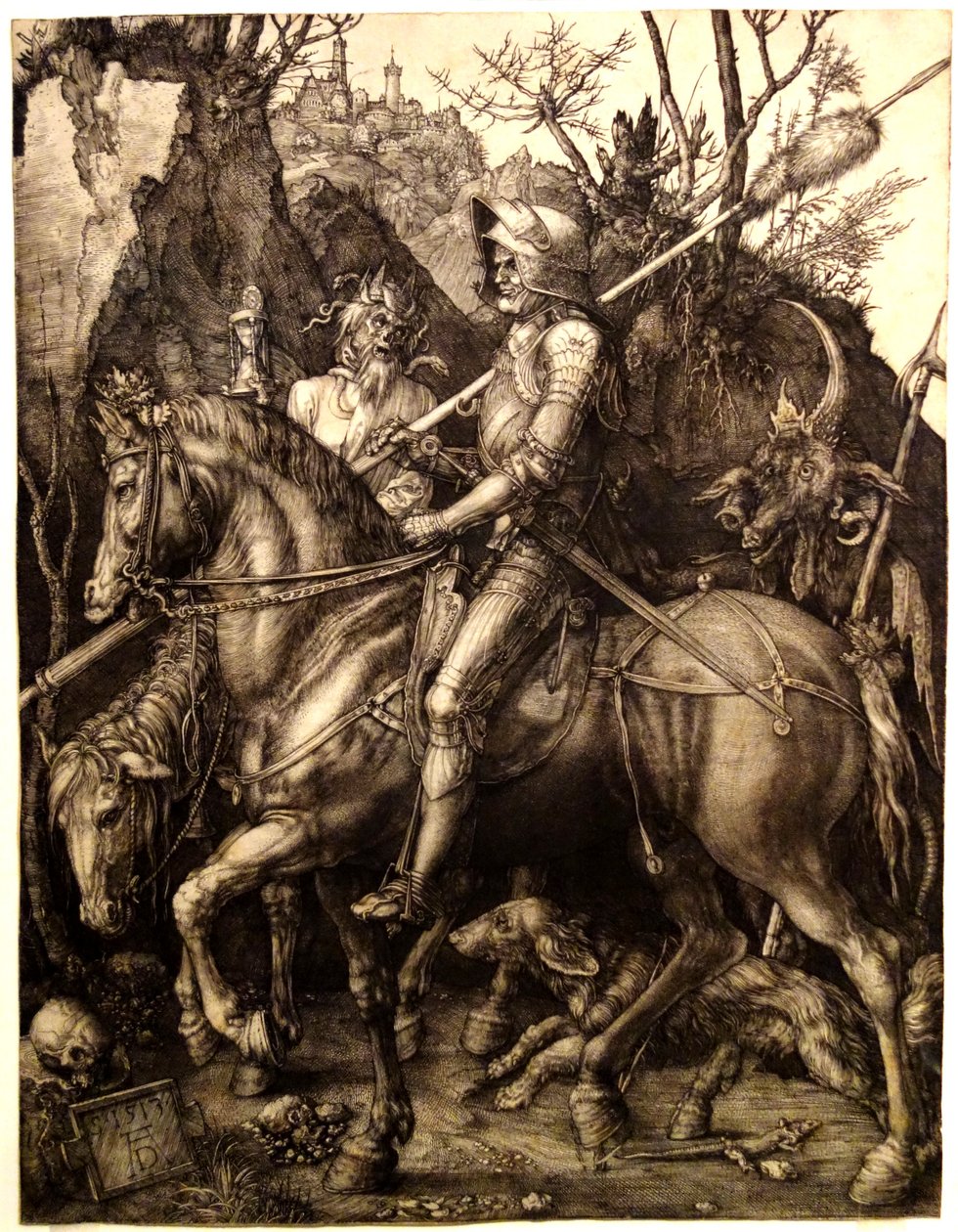 Dürer - Az Ördög és az Étel lovagja alkotó: Albrecht Dürer