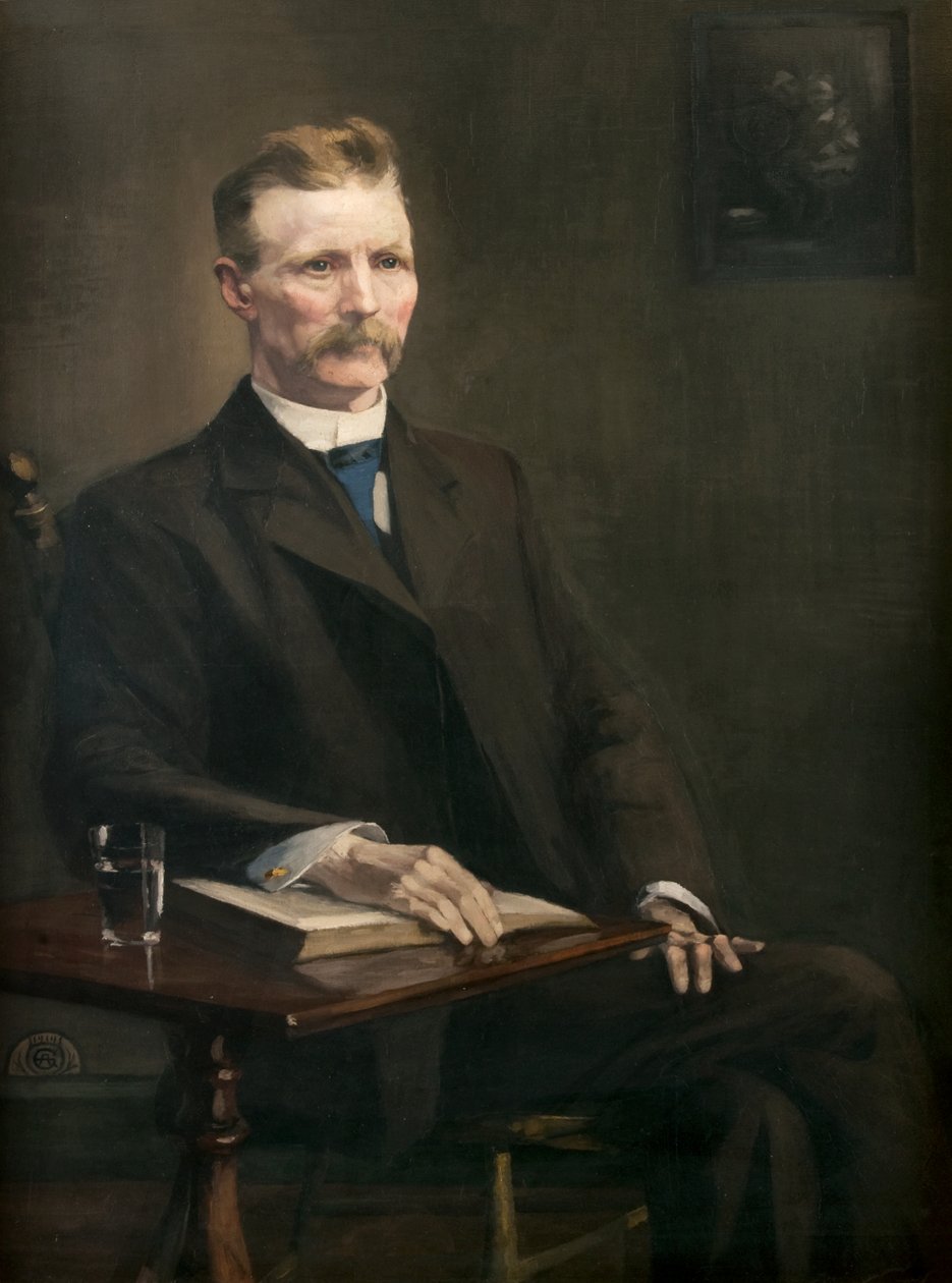 Robert Stirton, JP (1849-1917) (olaj, vászon) alkotó: Alec Grieve