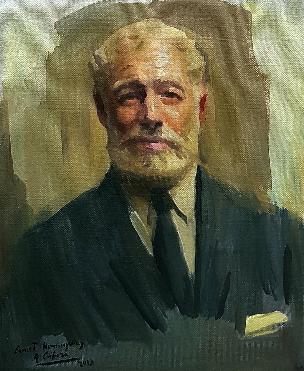 Ernest Hemingway alkotó: Alejandro Cabeza